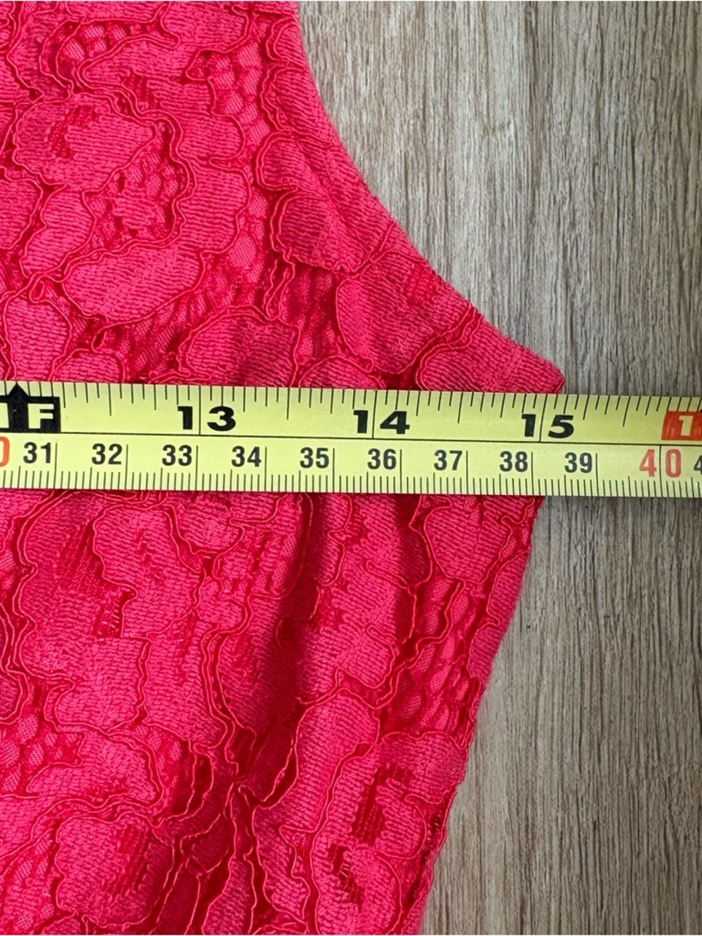 Seen Worn Kept Sleeveless Lace A-Line Dress Women’s 4 Red Spring Wedding Summer - Picture 10 of 12